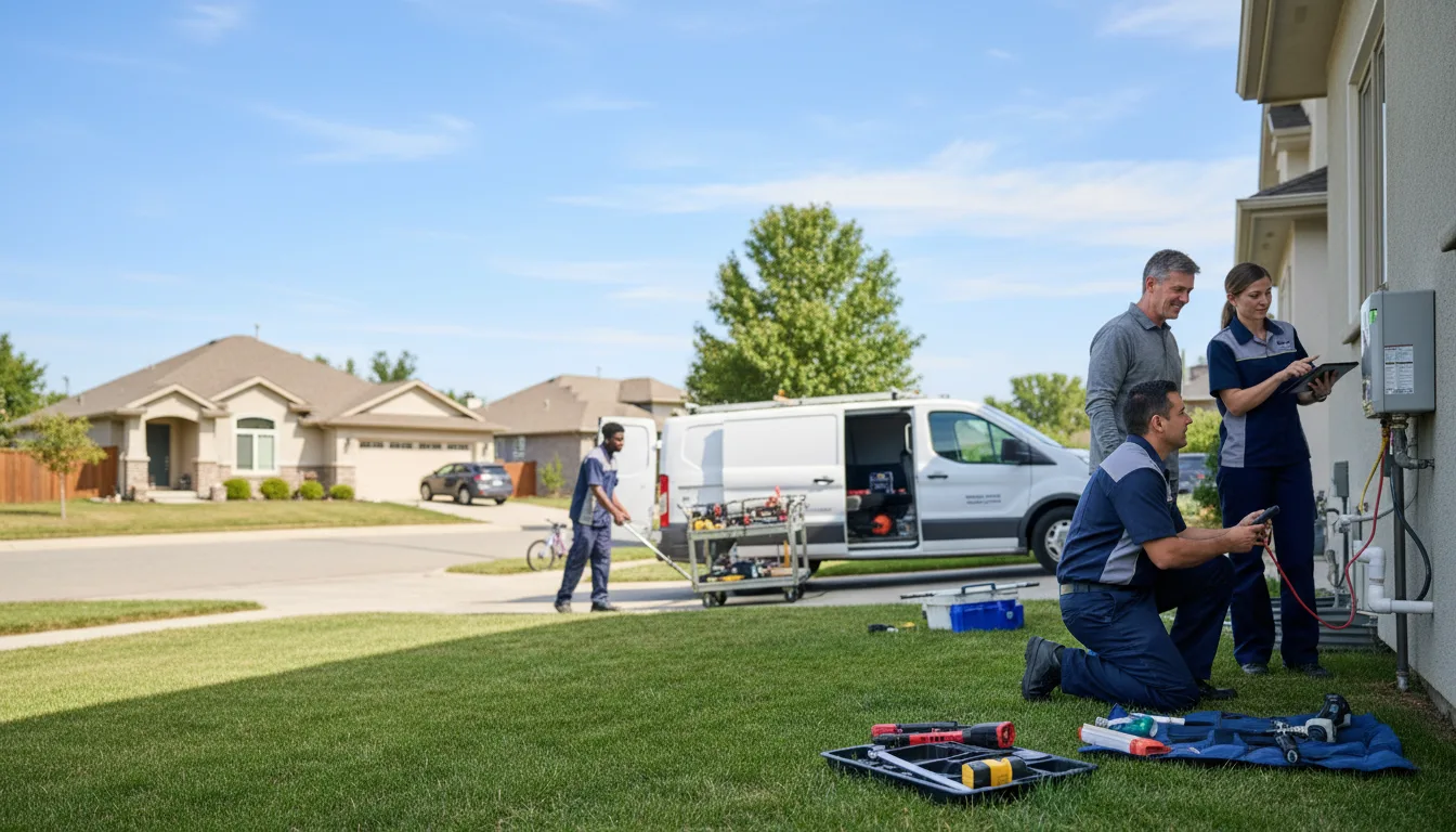Tankless water heater service in Benton, IL
